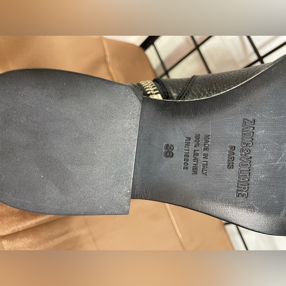 🚚 MOVING SALE NWT Zadig & Voltaire Moto Booties Empress Boots Women EU 38 - Picture 11 of 15